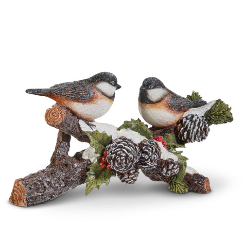 Birds on Branch Figurine
