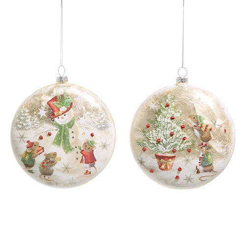 Very Mouse Christmas Disc Ornament