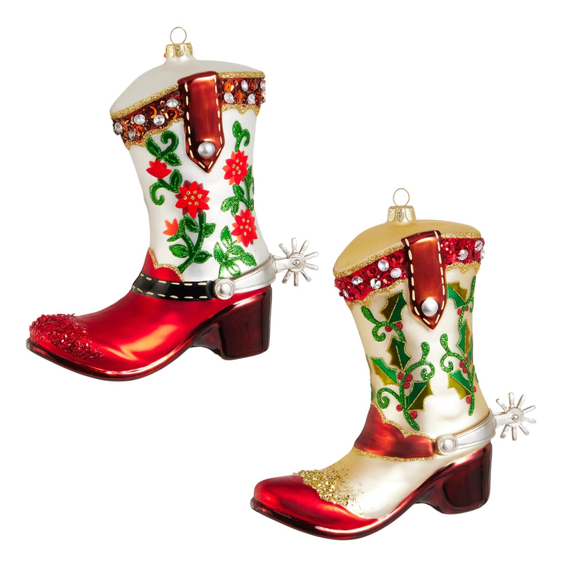 Cowgirl Boot Ornament
