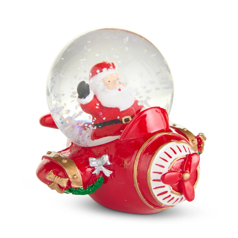 Airplane Snow Globe