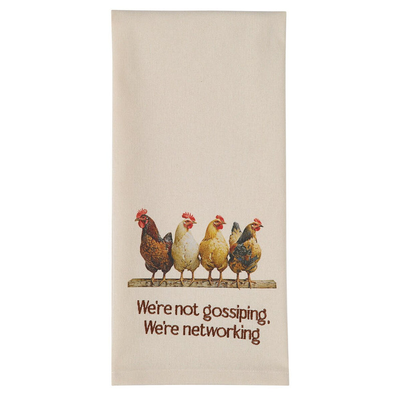 Four Chickens Dish Towel