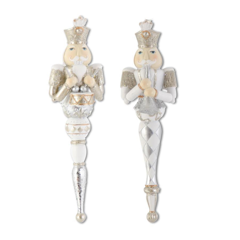 Gold and Silver Nutcracker Ornaments