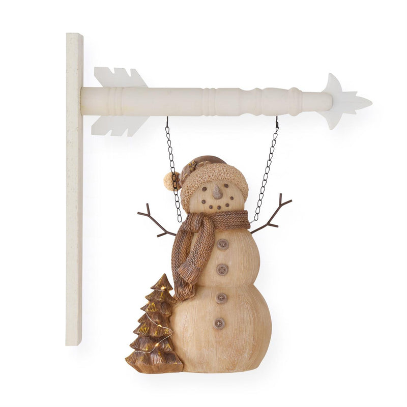 Wood Grain LED Snowman Arrow Replacement