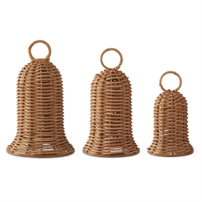 Wicker Bell Ornaments