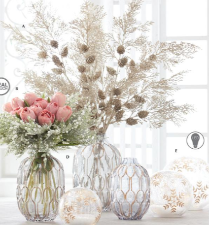 Hand Painted Cracked Glass LED Globes