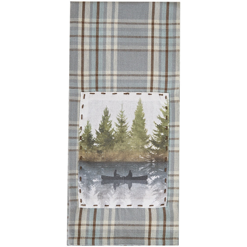 Horizon Plaid Decorative Dish Towel
