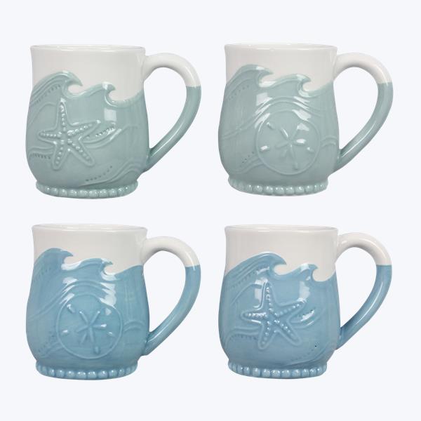 Coastal Beach Chic Mugs - 4 Styles