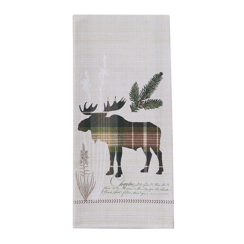 Rumford Decorated Moose Dish Towel