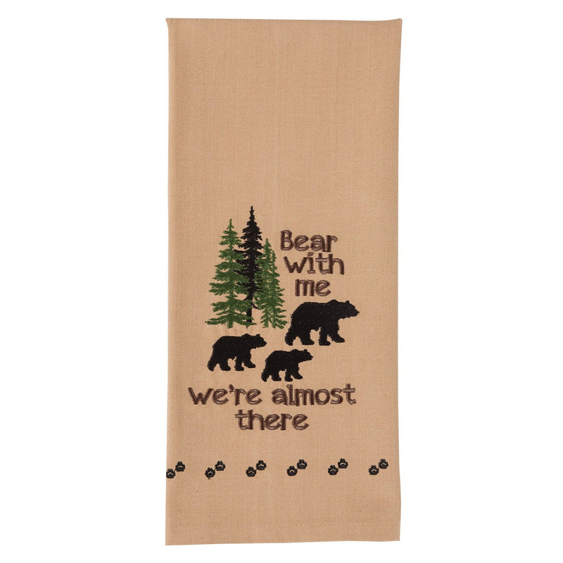 Bear With Me Embroidered Dish Towel