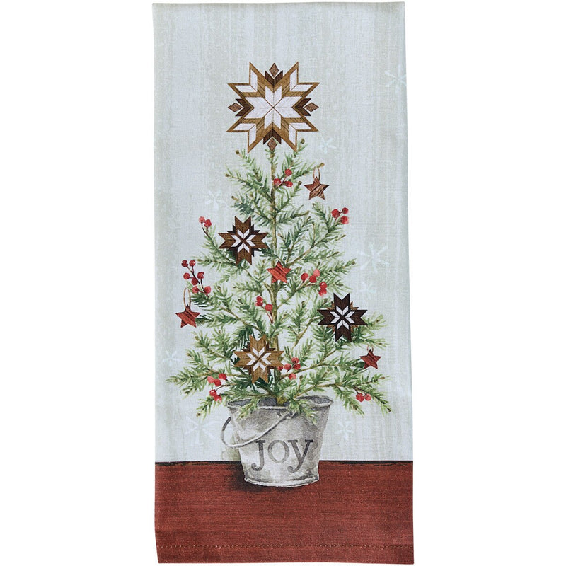 Joy Christmas Dish Towel
