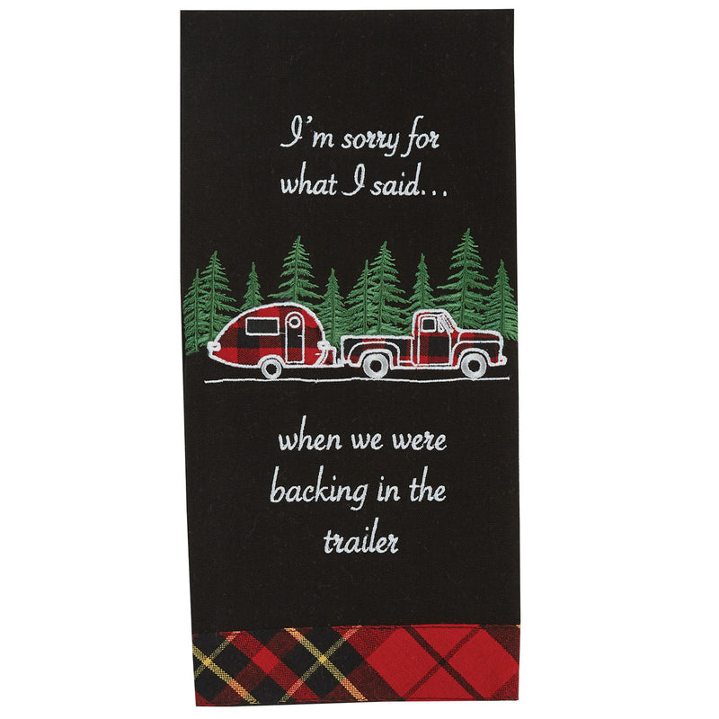 I'm Sorry Appliqued Dishtowel