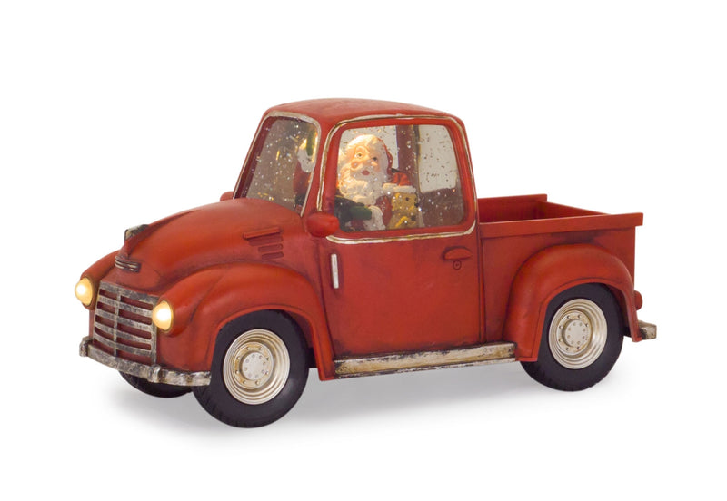 Christmas Truck Lighted Water Lantern