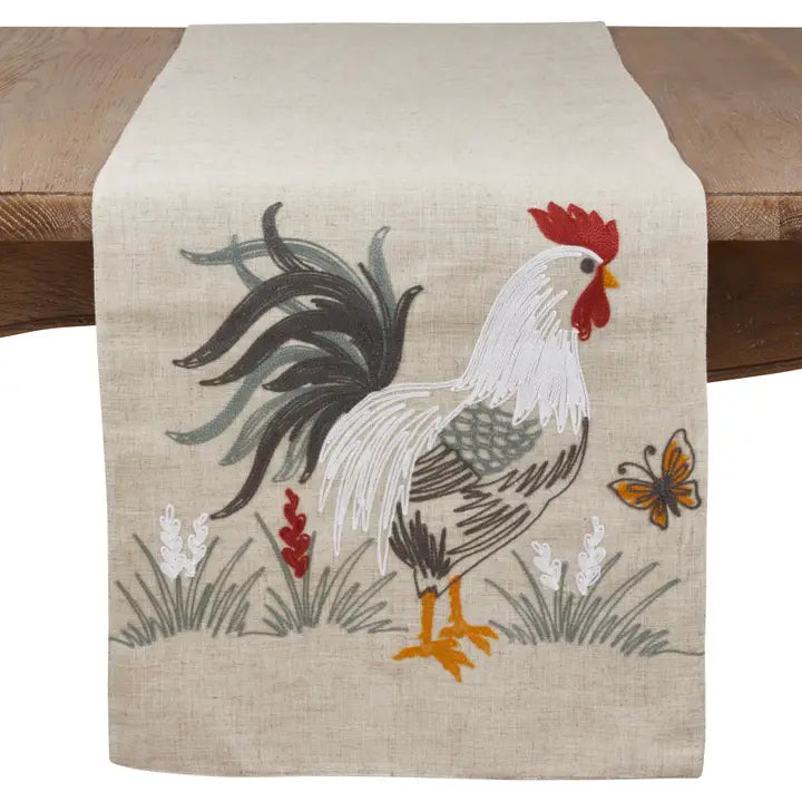 Rooster Table Runner