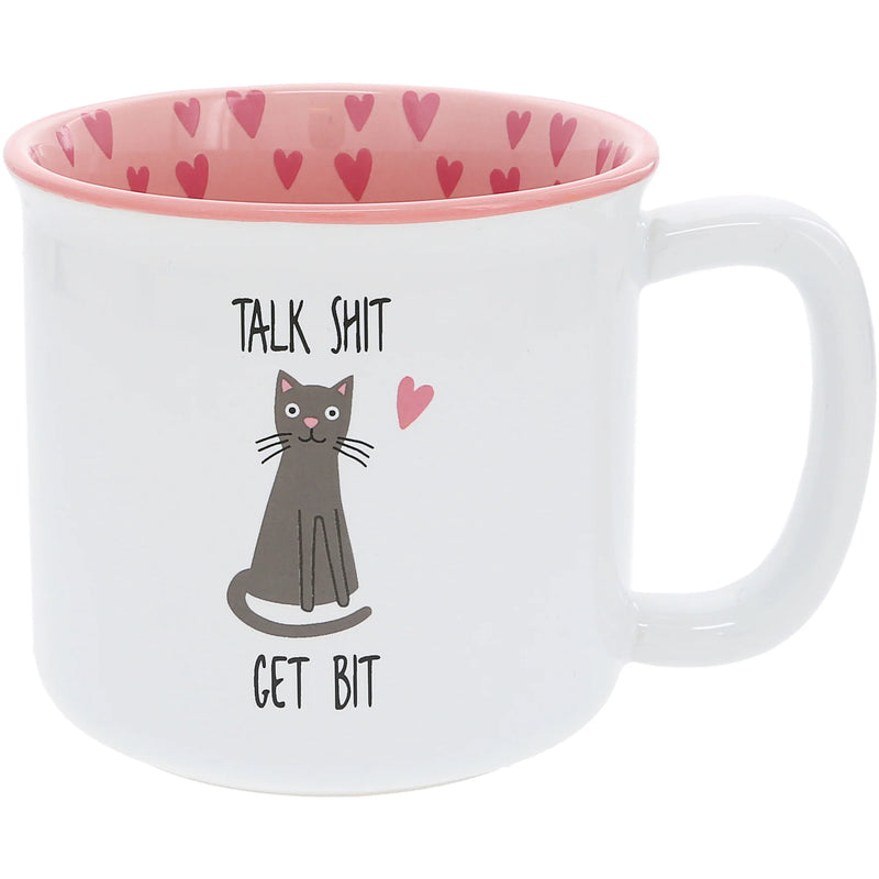 Talk Shit Get Bit Mug