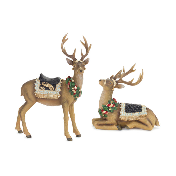 Christmas Deer Figurines