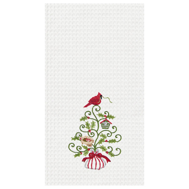Holiday Garden Cardinal Kitchen Towel