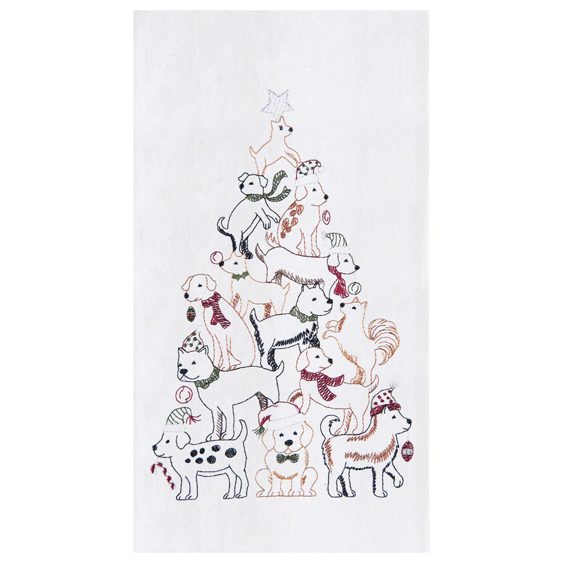 Puppy Tree Kitchen Towel