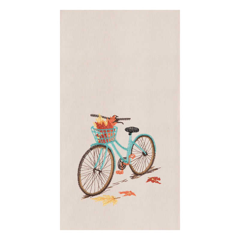 Fall Bike Kitchen Towel