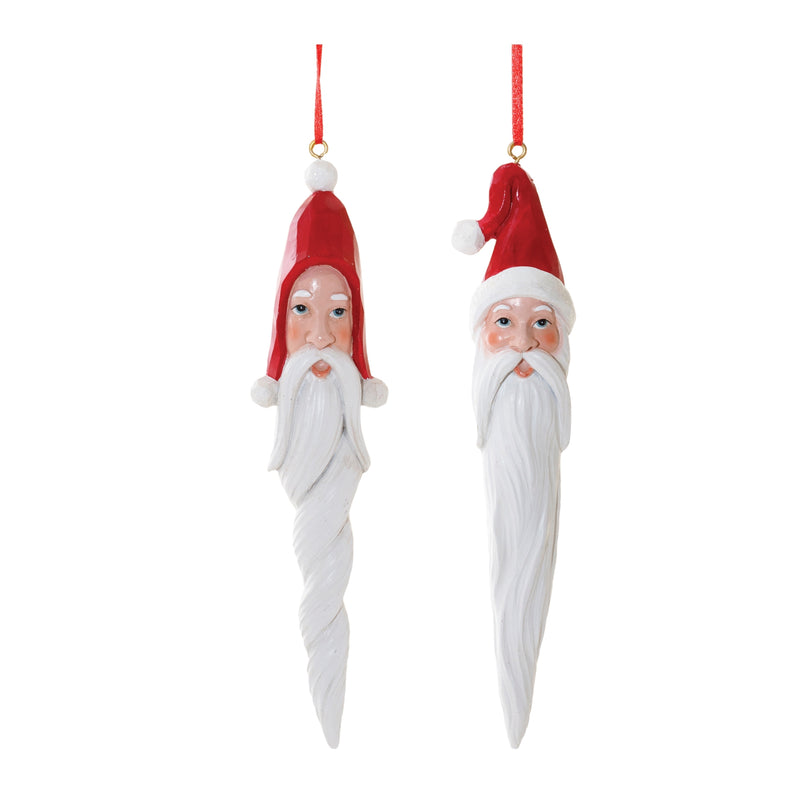 Santa Drop Long Ornaments