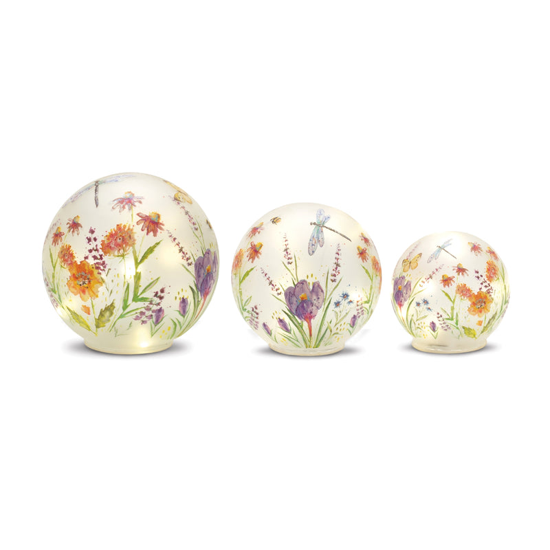 Summer Floral Globe Set