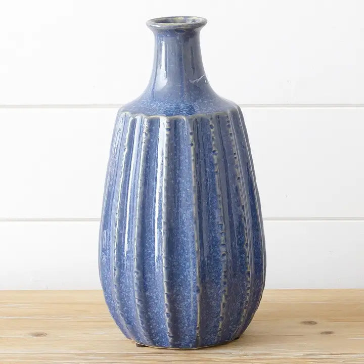 Blue Ceramic Vase