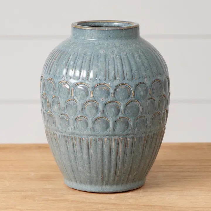Slate Blue Large Pot