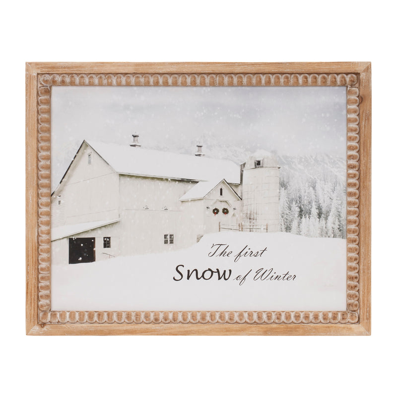 First Snow Framed Print