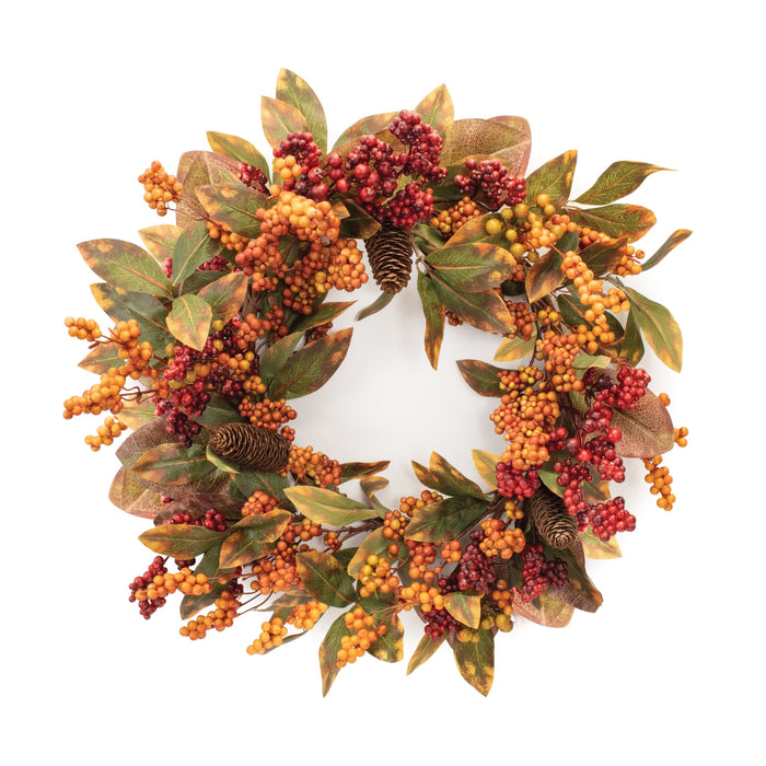 Fall Berry Wreath - 24"