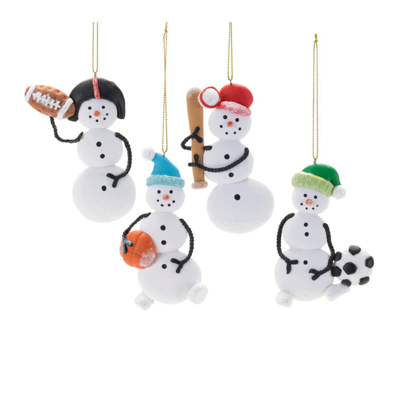 Snowman Sport Ornaments