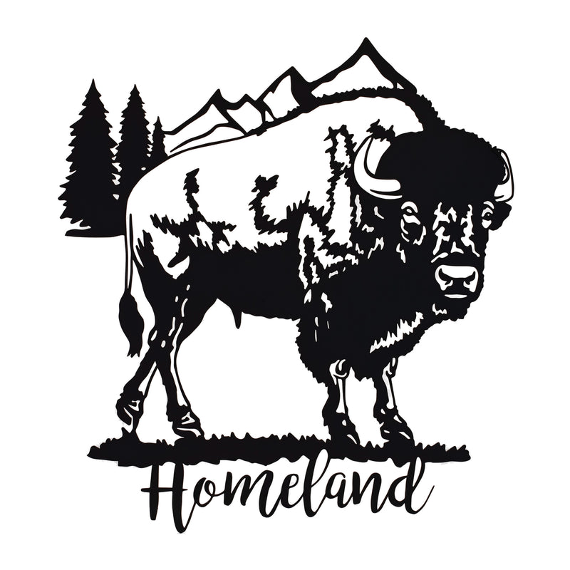 Homeland Bison Plaque