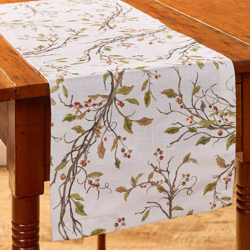 Fall Berries Table Linen