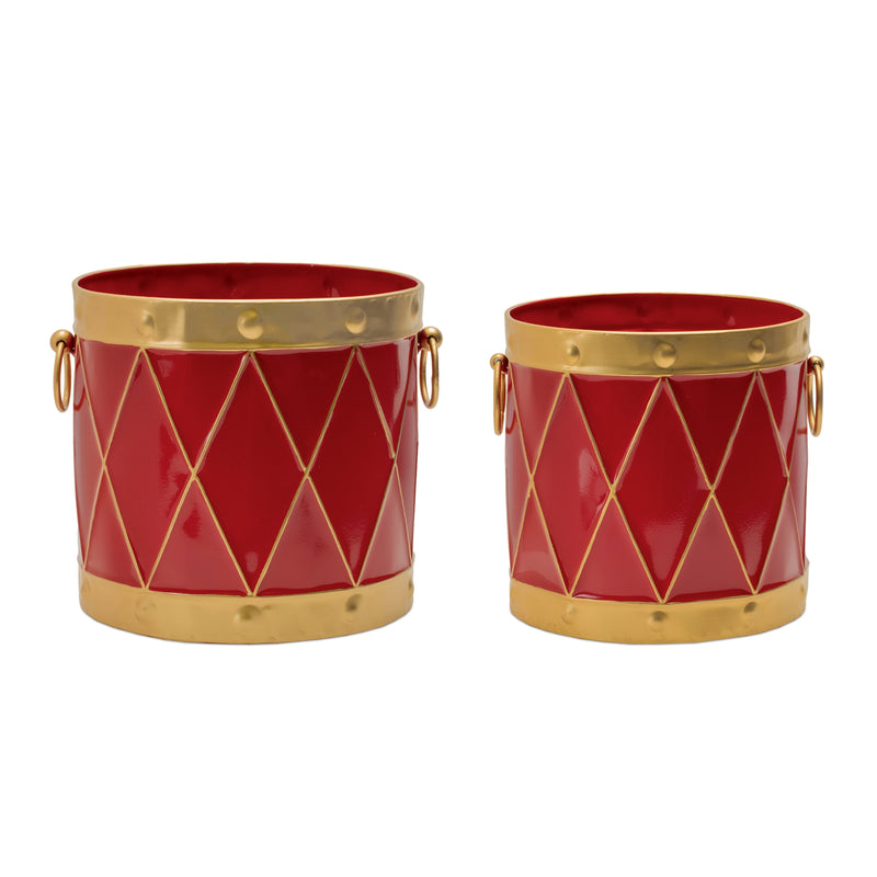 Christmas Drum Containers