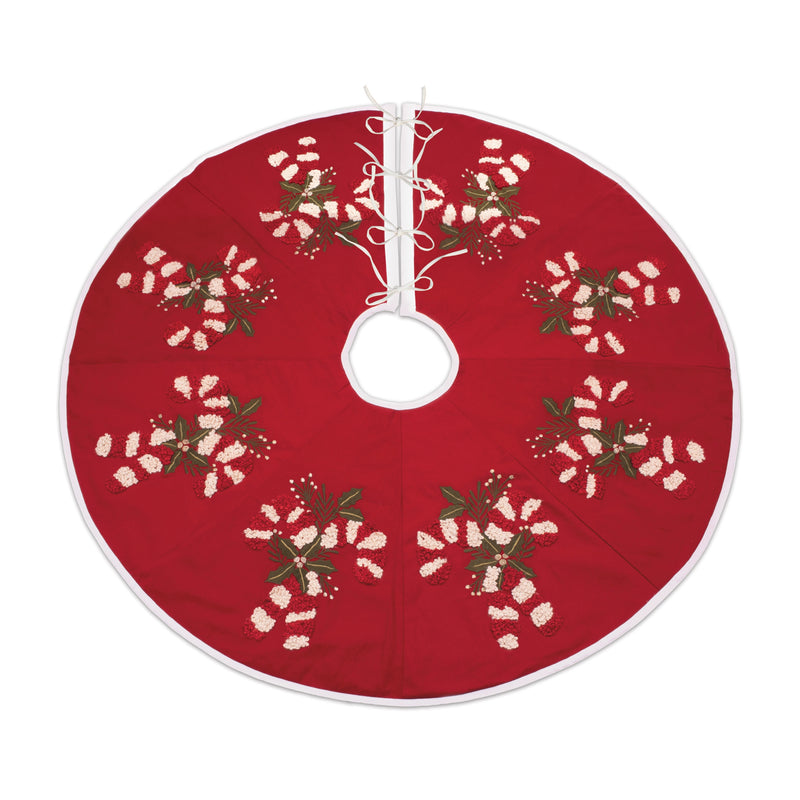 Candy Cane Tree Skirt