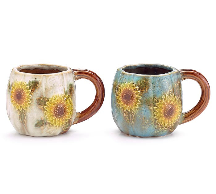 Pumpkin Sunflower Assorted Mug - 2 Colors