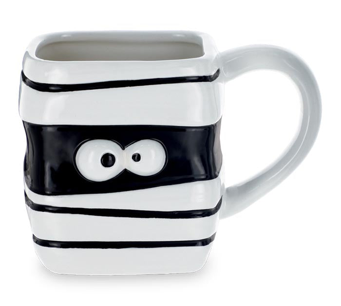 Black/White Raised Mummy Mug