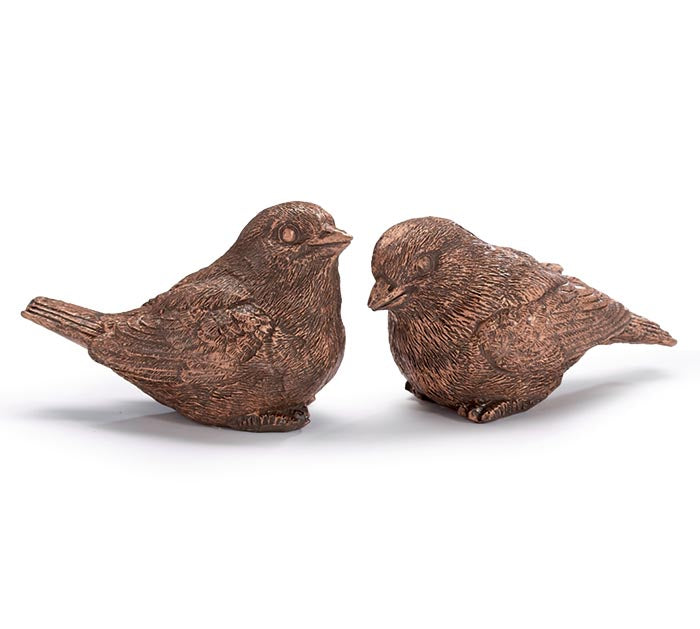 Copper Bird Figurines