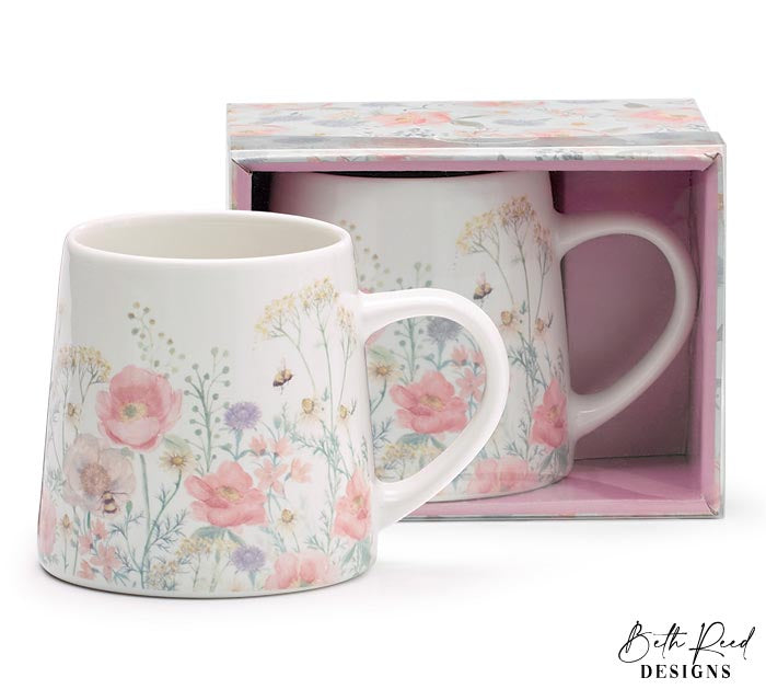 Wildflowers and Bumble Bees Mug