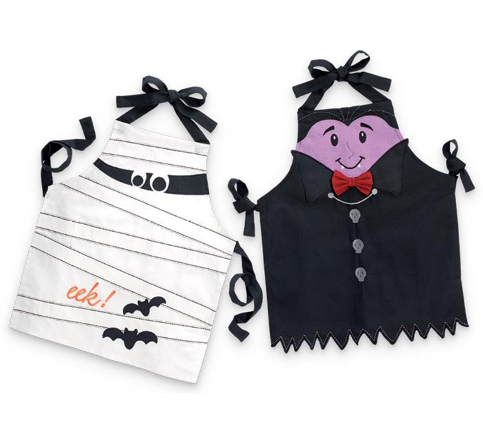 Dracula and Mummy Child Apron