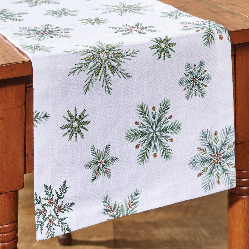 Williamsburg Holiday Snowfall Table Linens