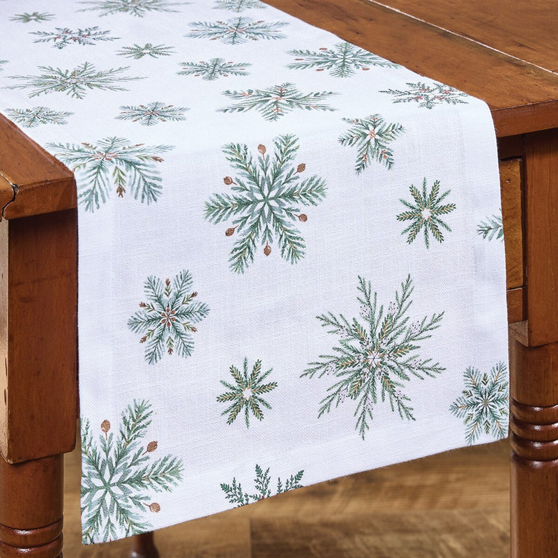 Williamsburg Holiday Snowfall Table Linens