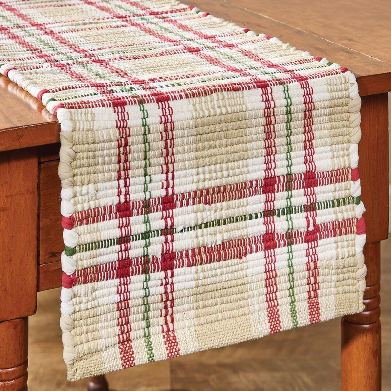 Cozy Christmas Chindi Table Linens