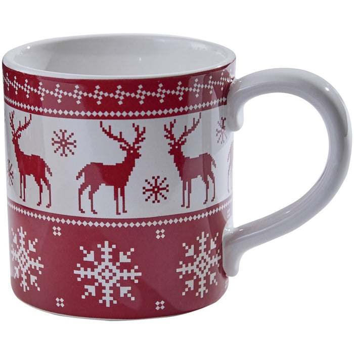 Patricia Heaton Home Holiday Fairisle Mug