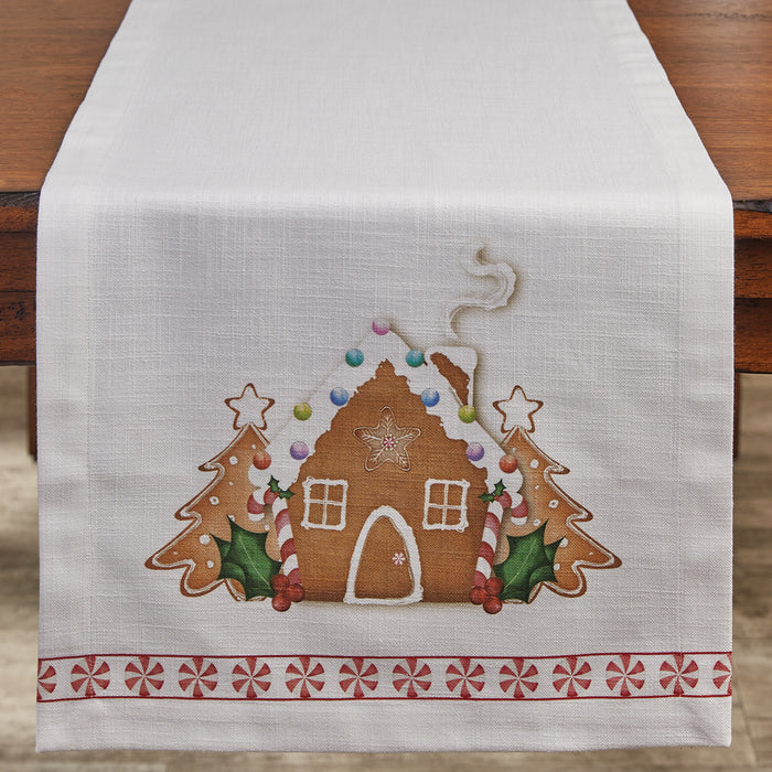 Gingerbread Table Runner - 54"