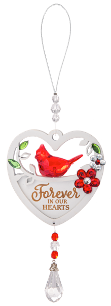 Forever in Our Hearts Cardinal Ornament