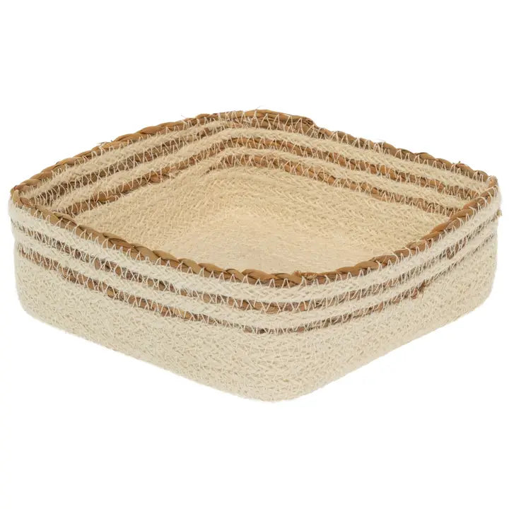 A woven napkin holder.