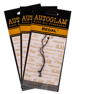 Three packages of Autoglam Auto Air Freshener with visible branding and product details.