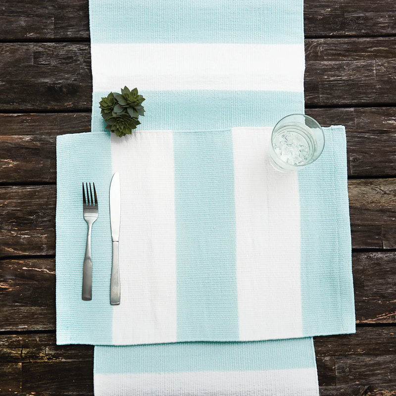 Cabana Sky Blue Table Linens