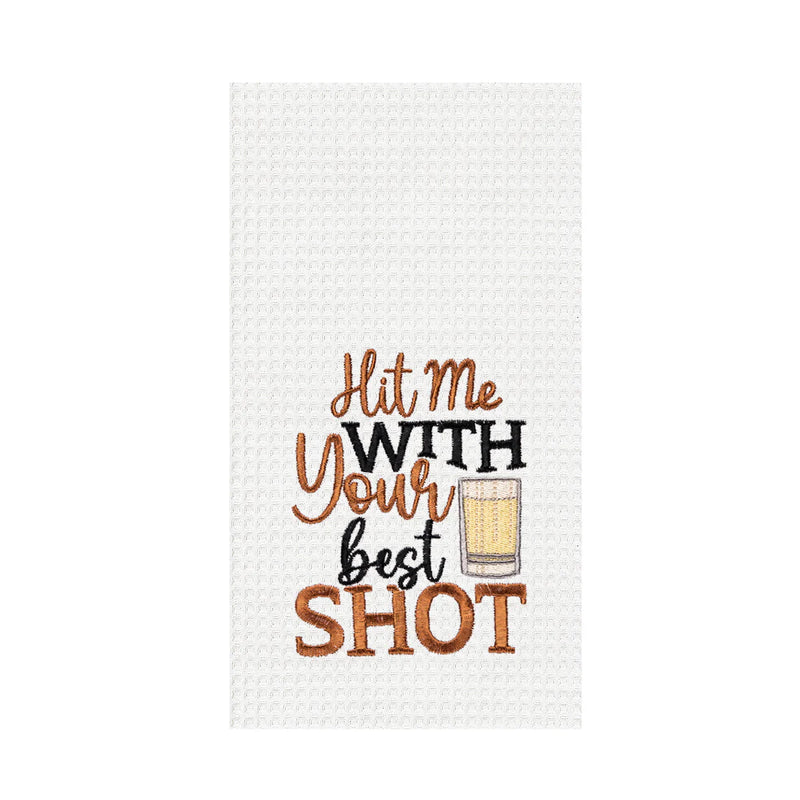 Hit Me With Your Best Shot Kitchen Towel