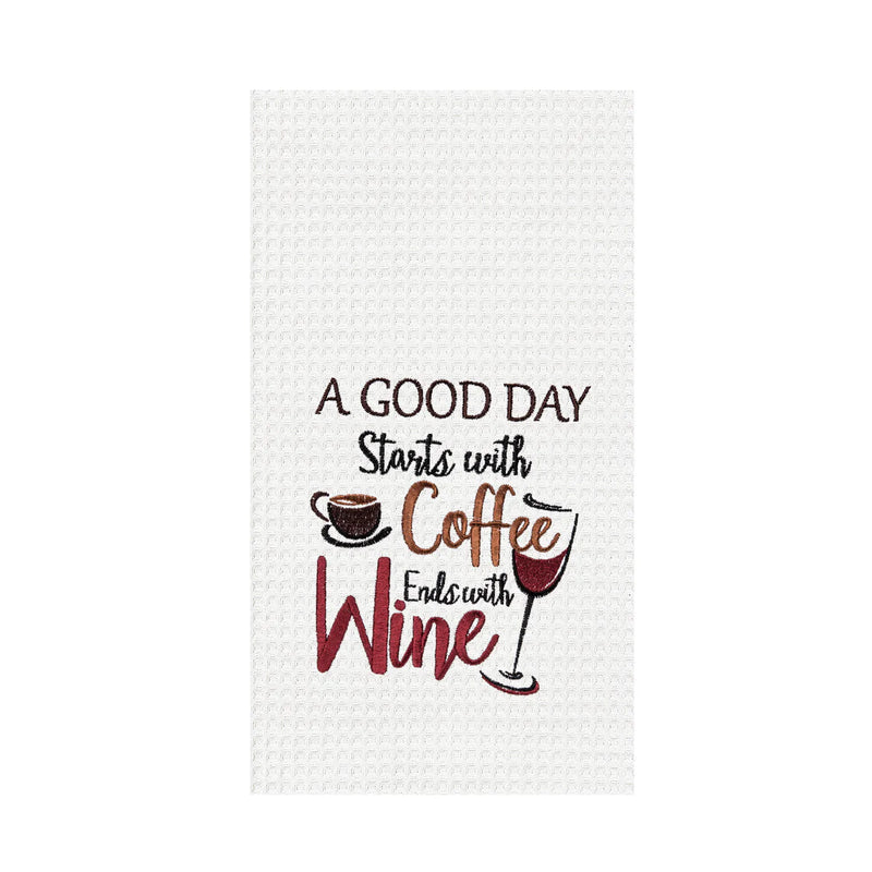 Good Day Starts With Coffee Kitchen Towel