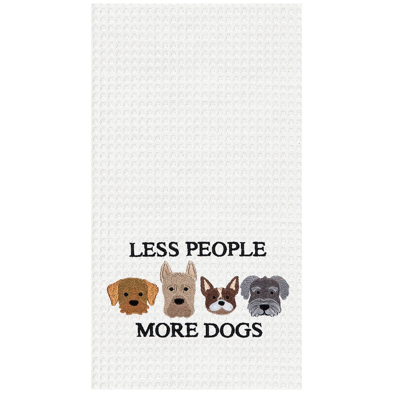 Less People More Dogs Towel